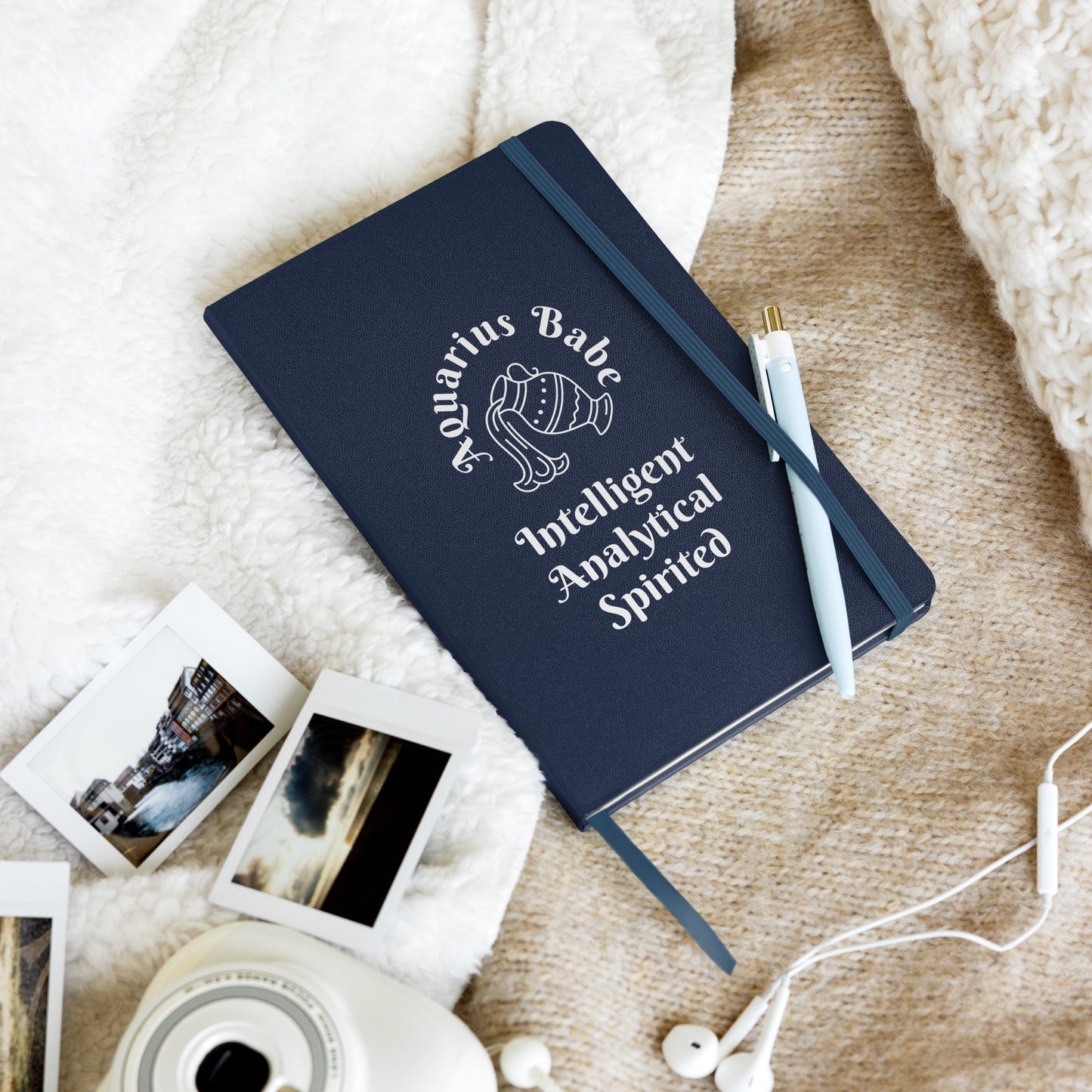 “Aquarius Babe” Hardcover Bound Notebook