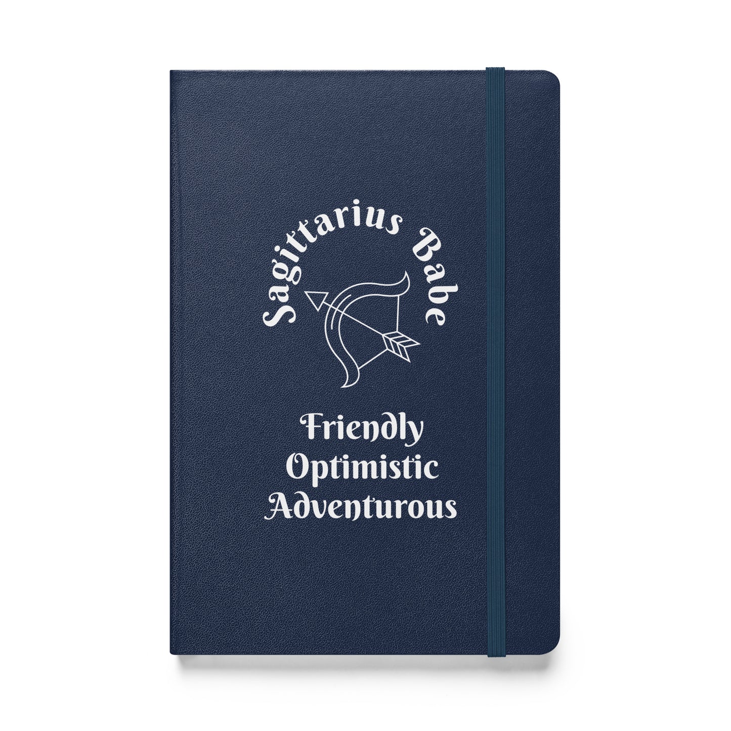 “Sagittarius Babe” Hardcover Bound Notebook