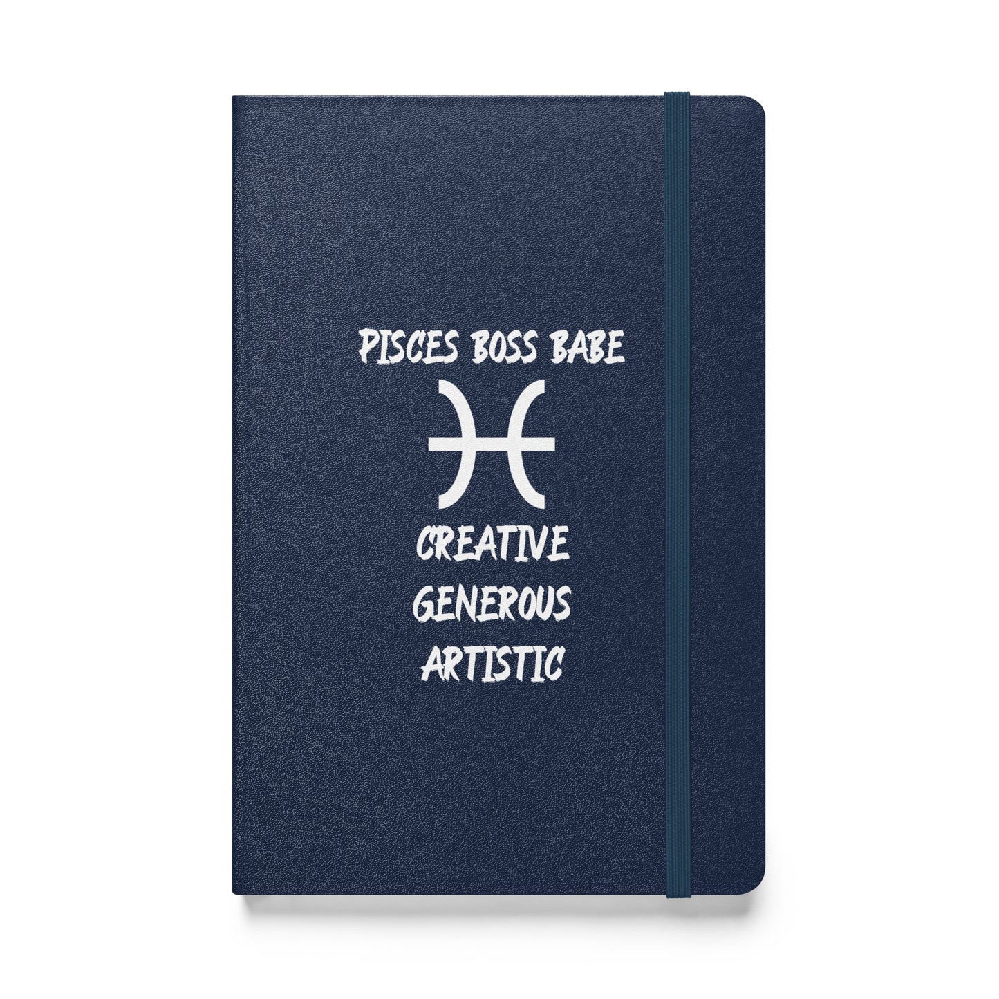 “Pisces Boss Babe” Hardcover Bound Notebook