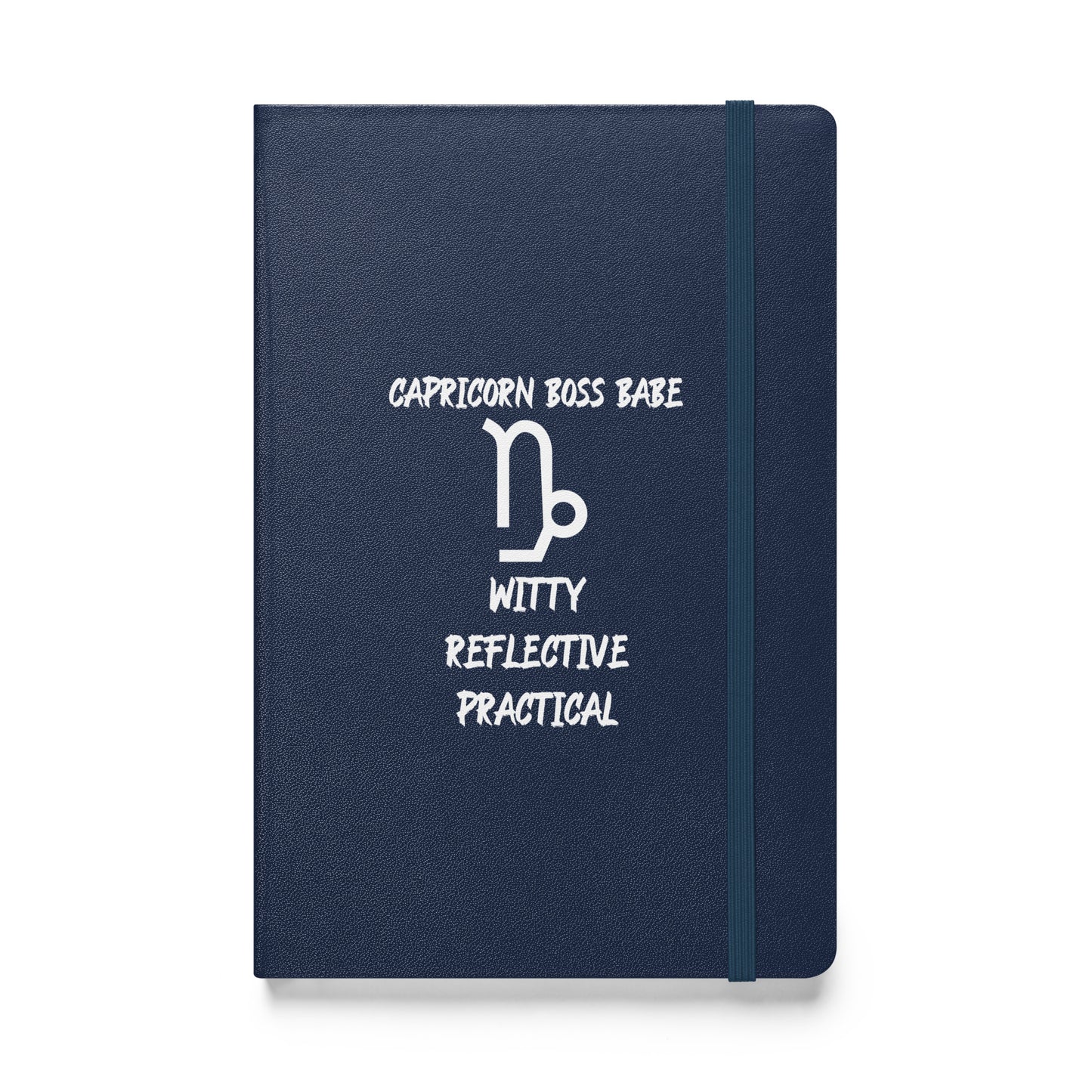 “Capricorn Boss Babe” Hardcover Bound Notebook