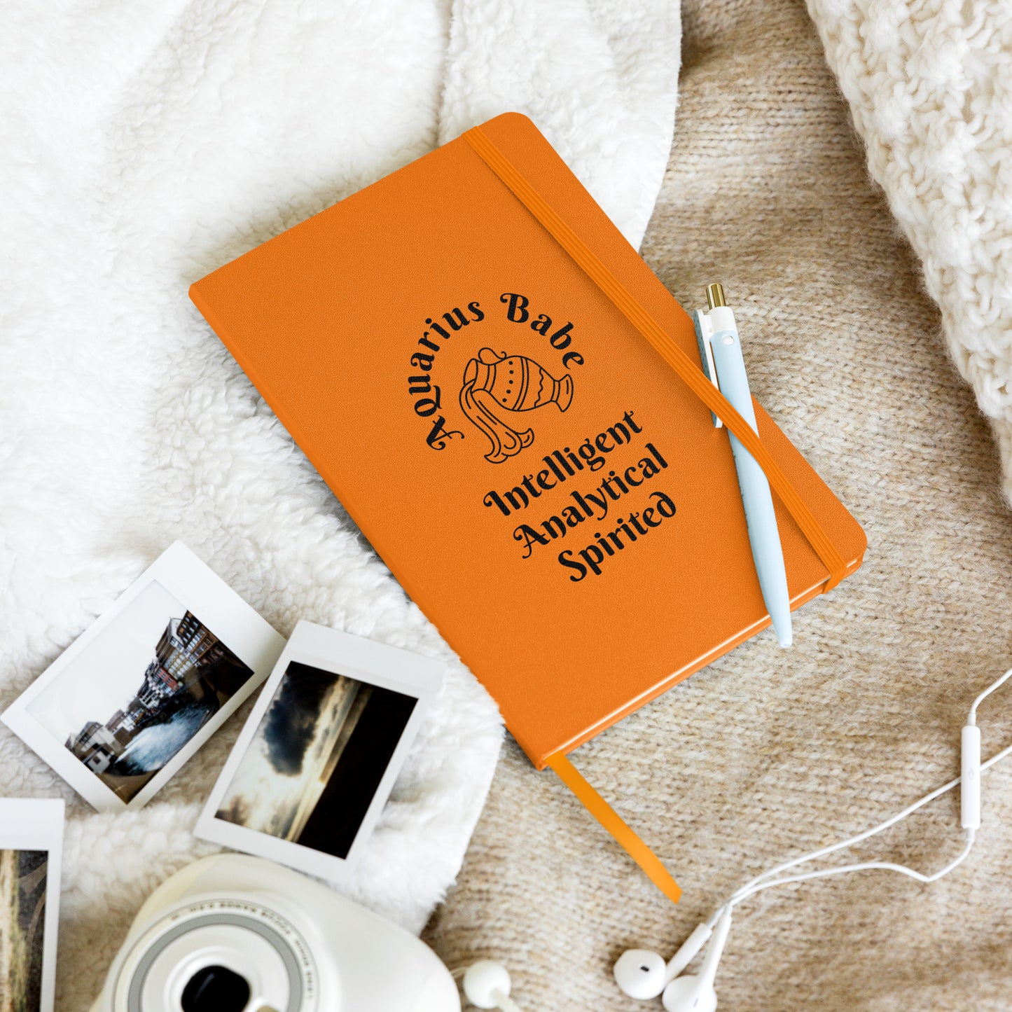 “Aquarius Babe” Hardcover Bound Notebook