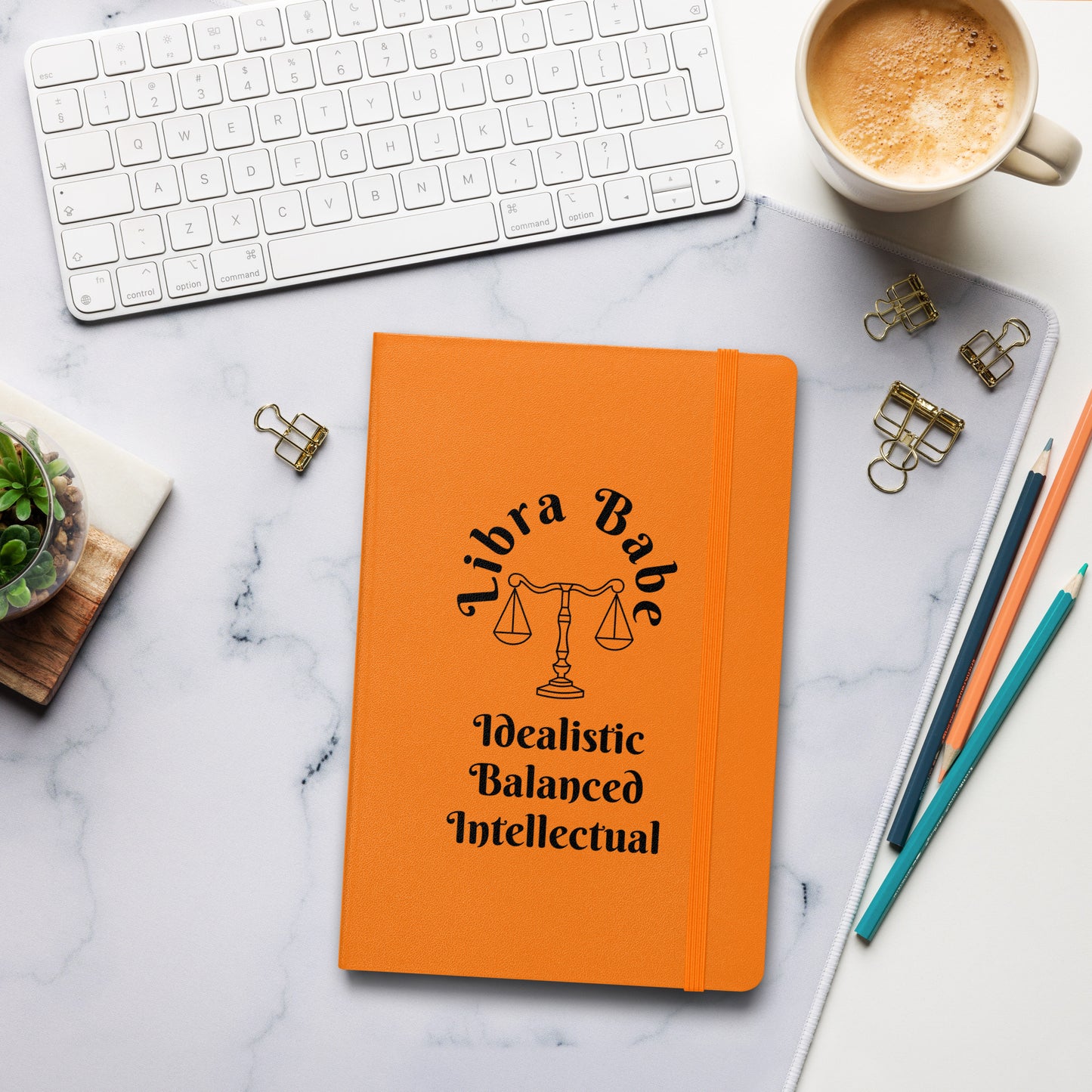 “Libra Babe” Hardcover Bound Notebook