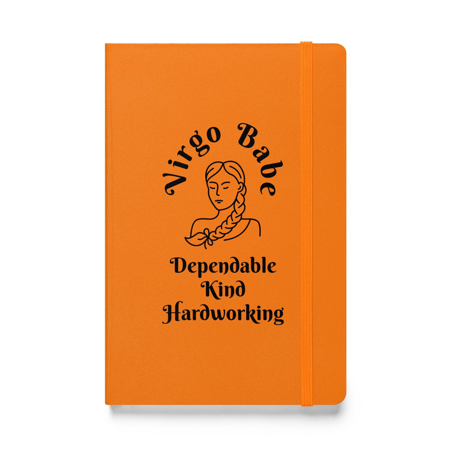 “Virgo Babe” Hardcover Bound Notebook