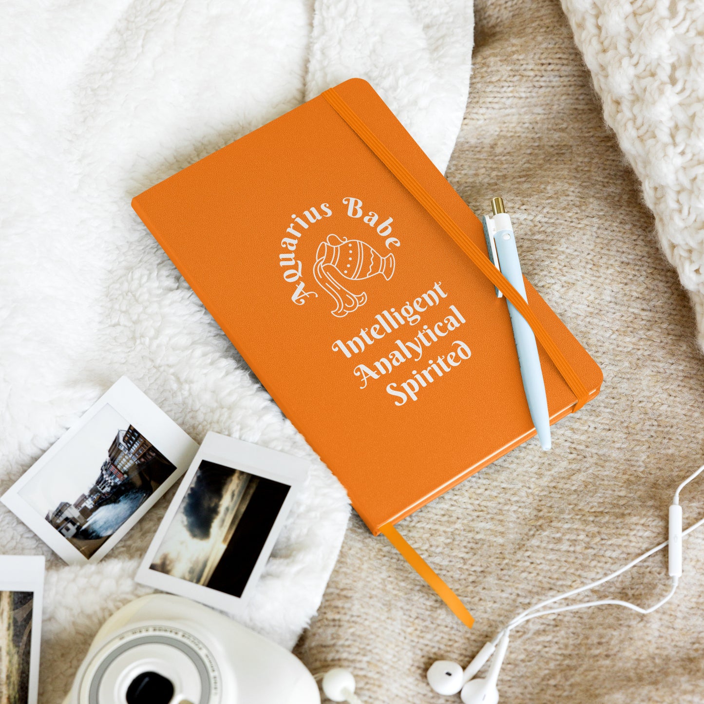 “Aquarius Babe” Hardcover Bound Notebook
