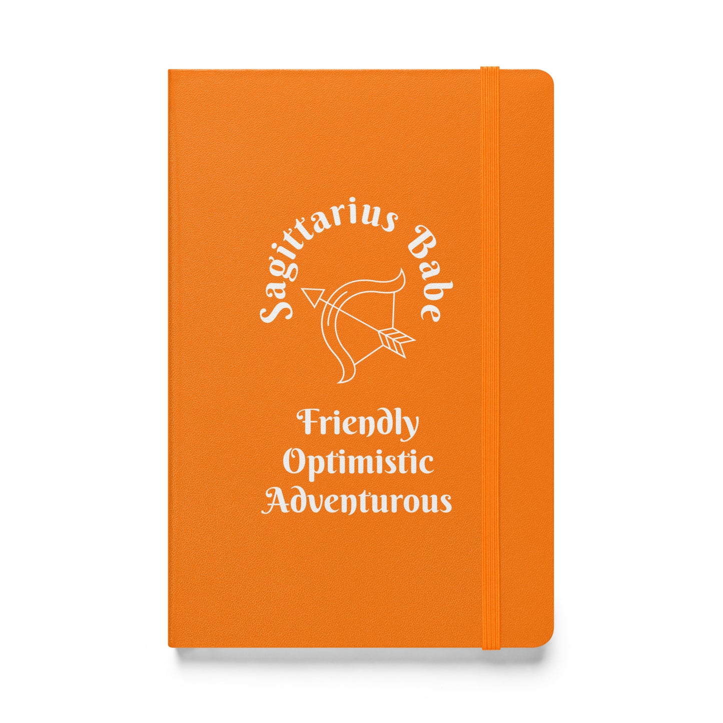 “Sagittarius Babe” Hardcover Bound Notebook