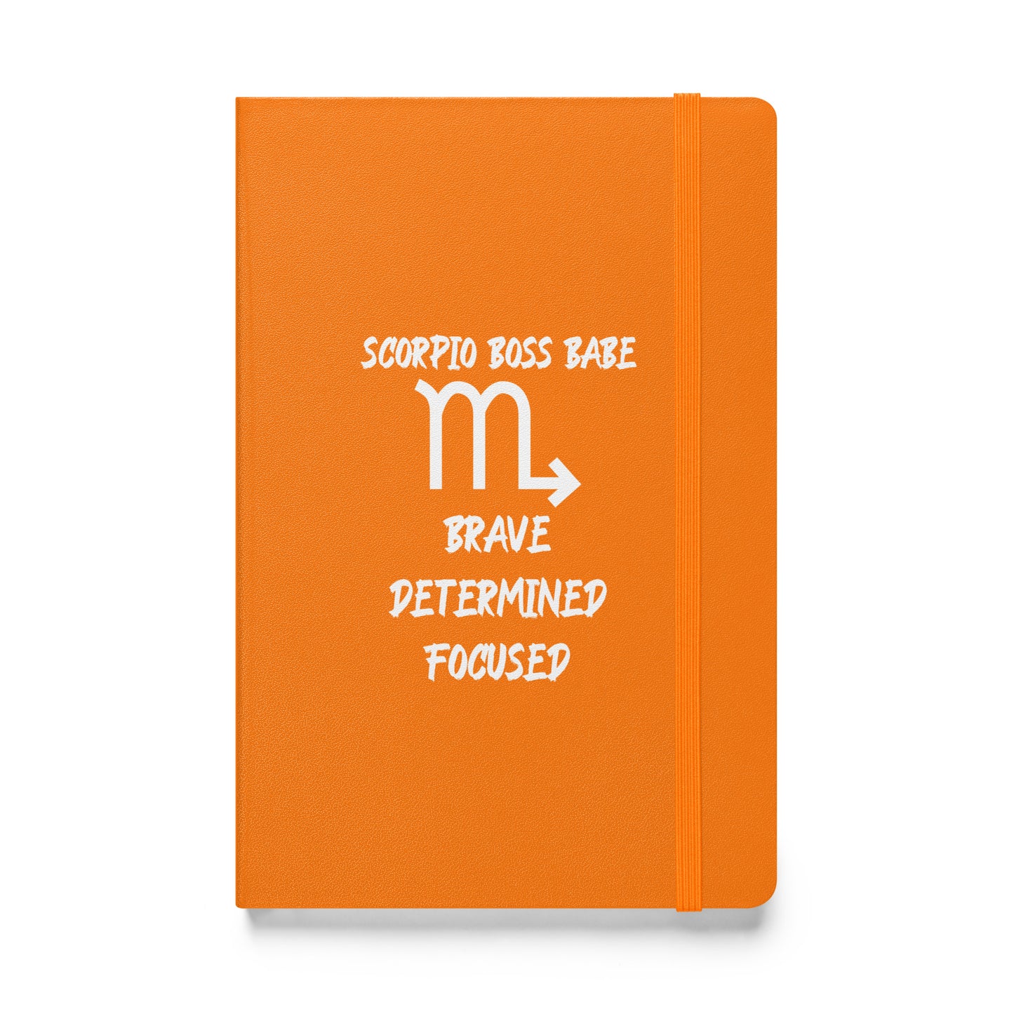 “Scorpio Boss Babe” Hardcover Bound Notebook