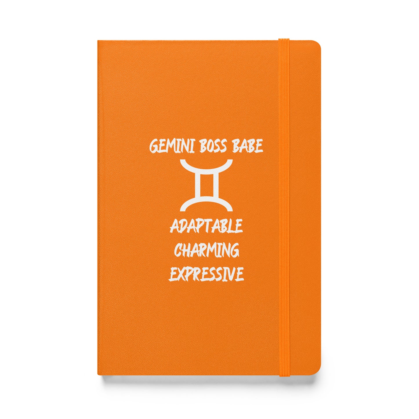 “Gemini Boss Babe” Hardcover Bound Notebook