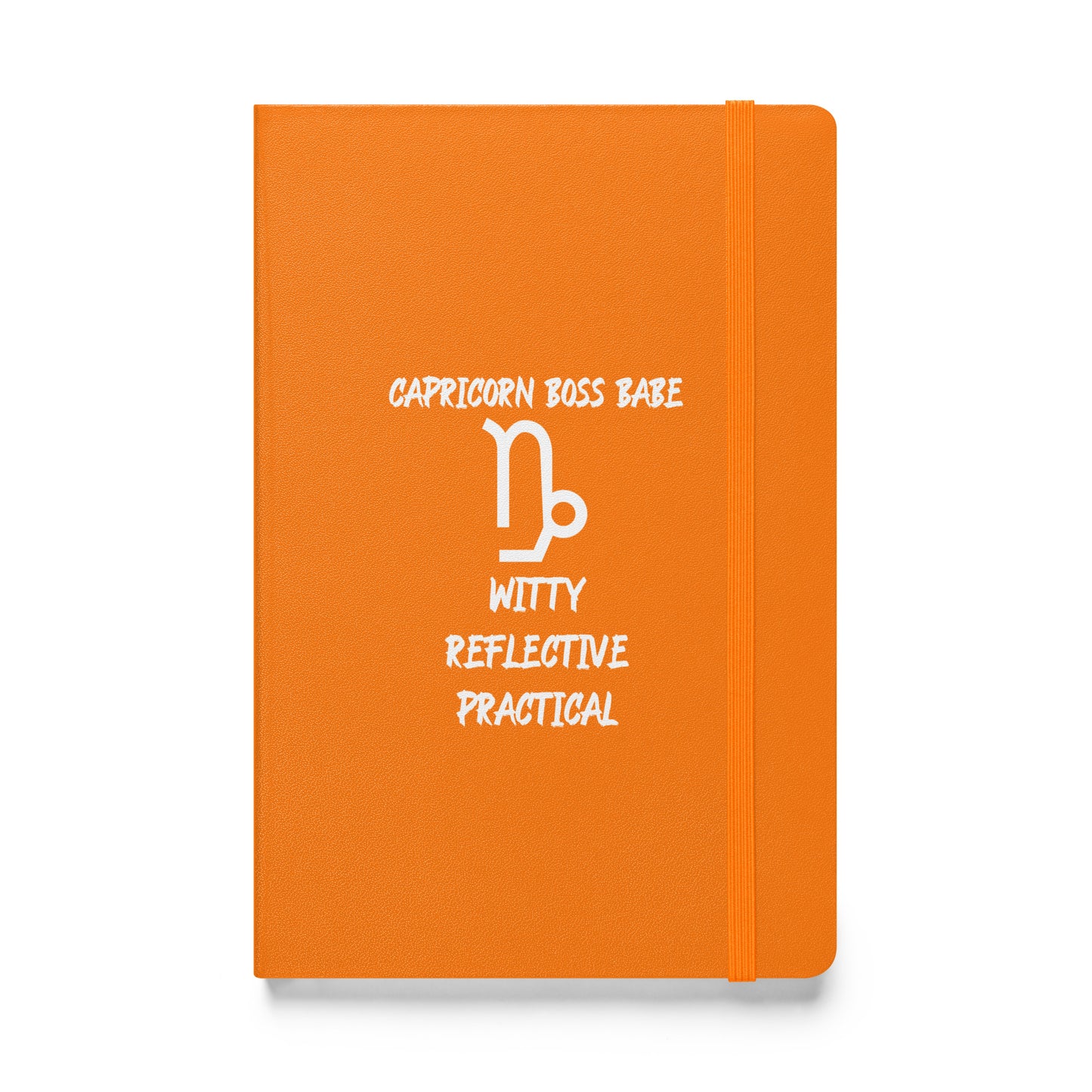 “Capricorn Boss Babe” Hardcover Bound Notebook