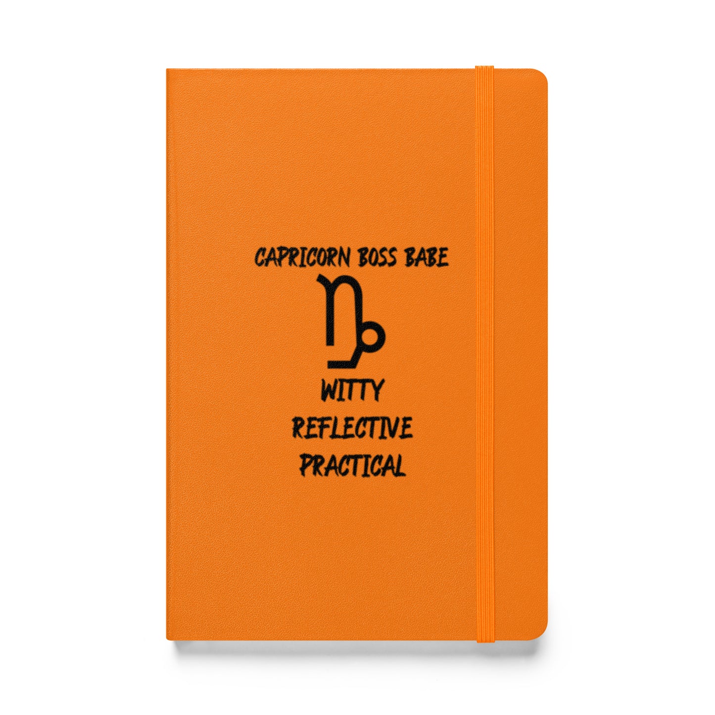 “Capricorn Boss Babe” Hardcover Bound Notebook