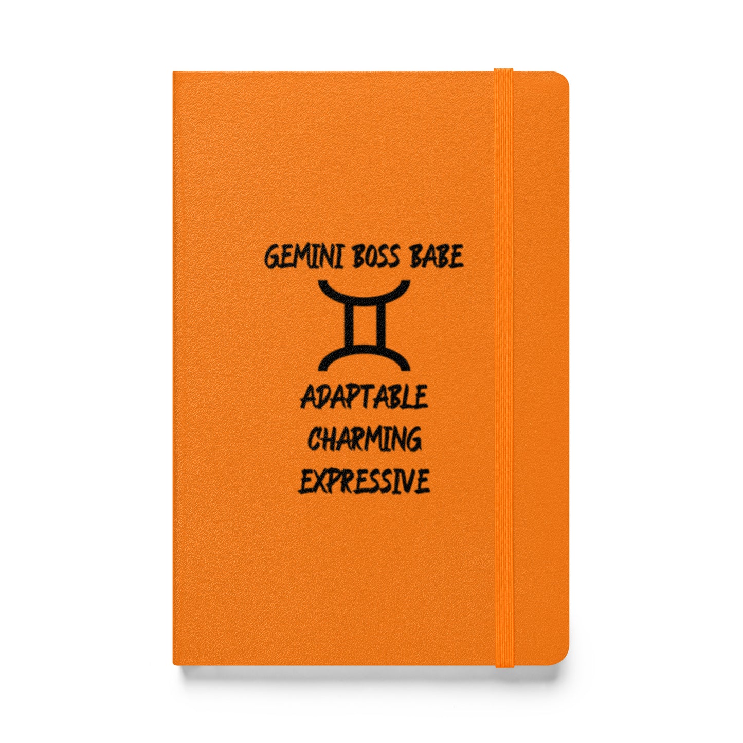 “Gemini Boss Babe” Hardcover Bound Notebook