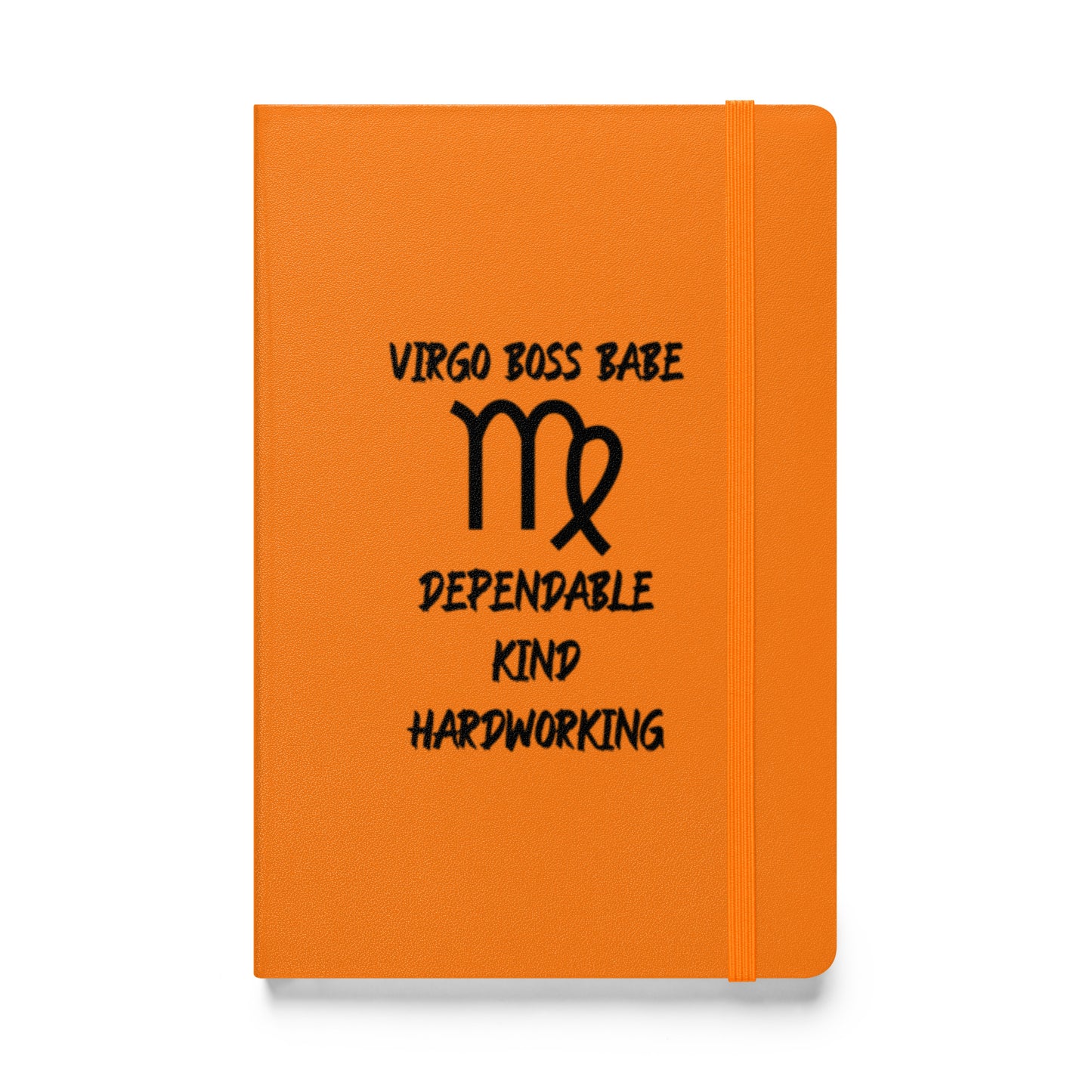“Virgo Boss Babe” Hardcover Bound Notebook