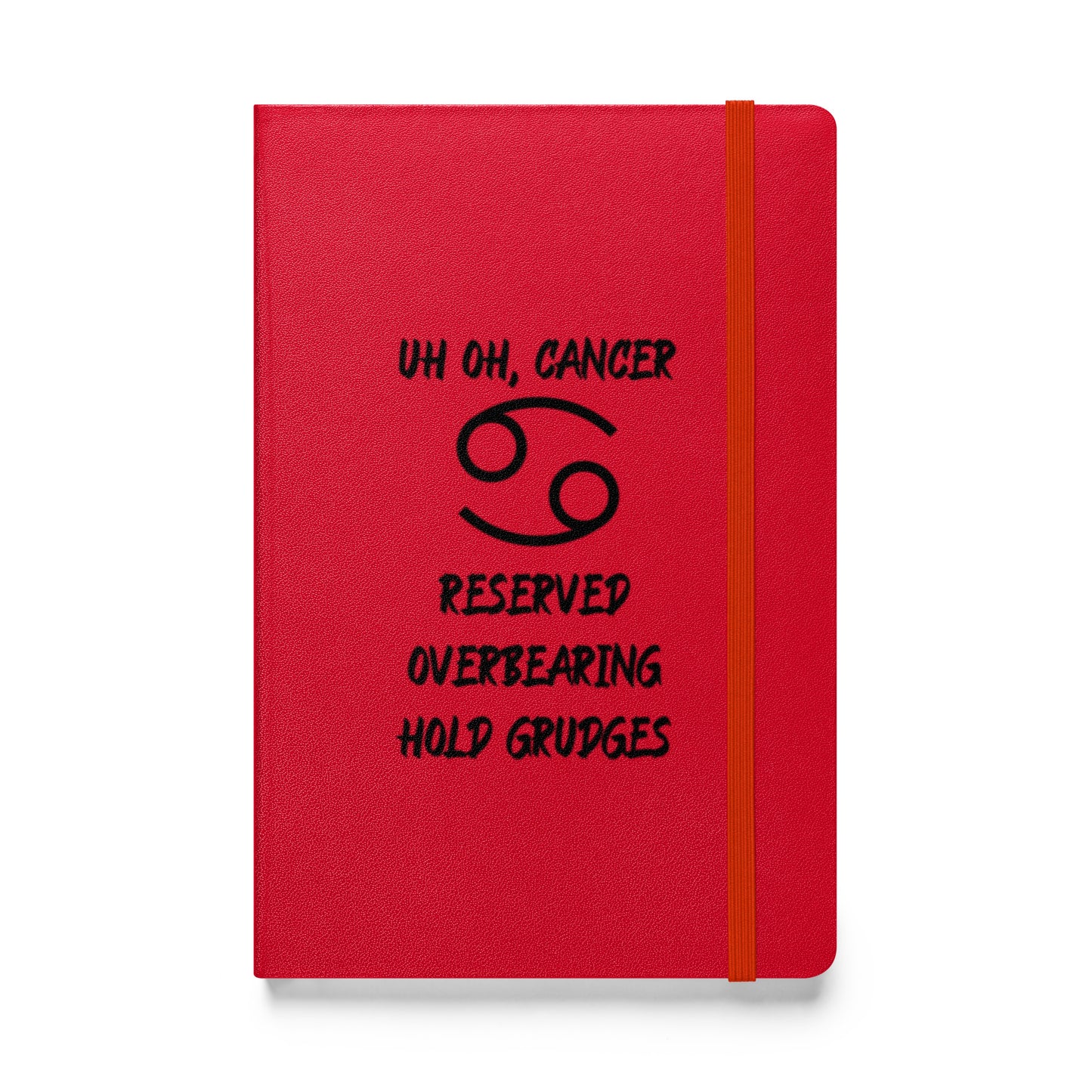 “Uh Oh, Cancer” Hardcover Bound Notebook