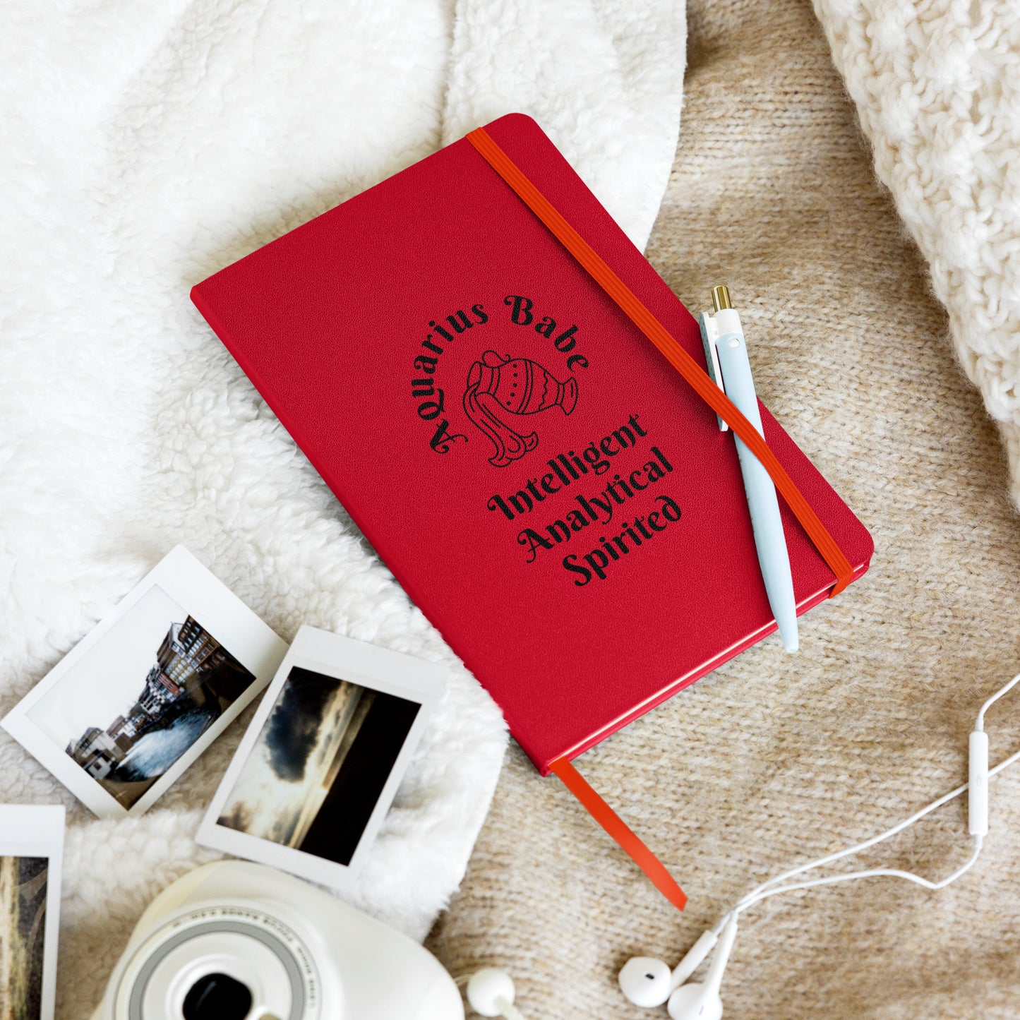 “Aquarius Babe” Hardcover Bound Notebook