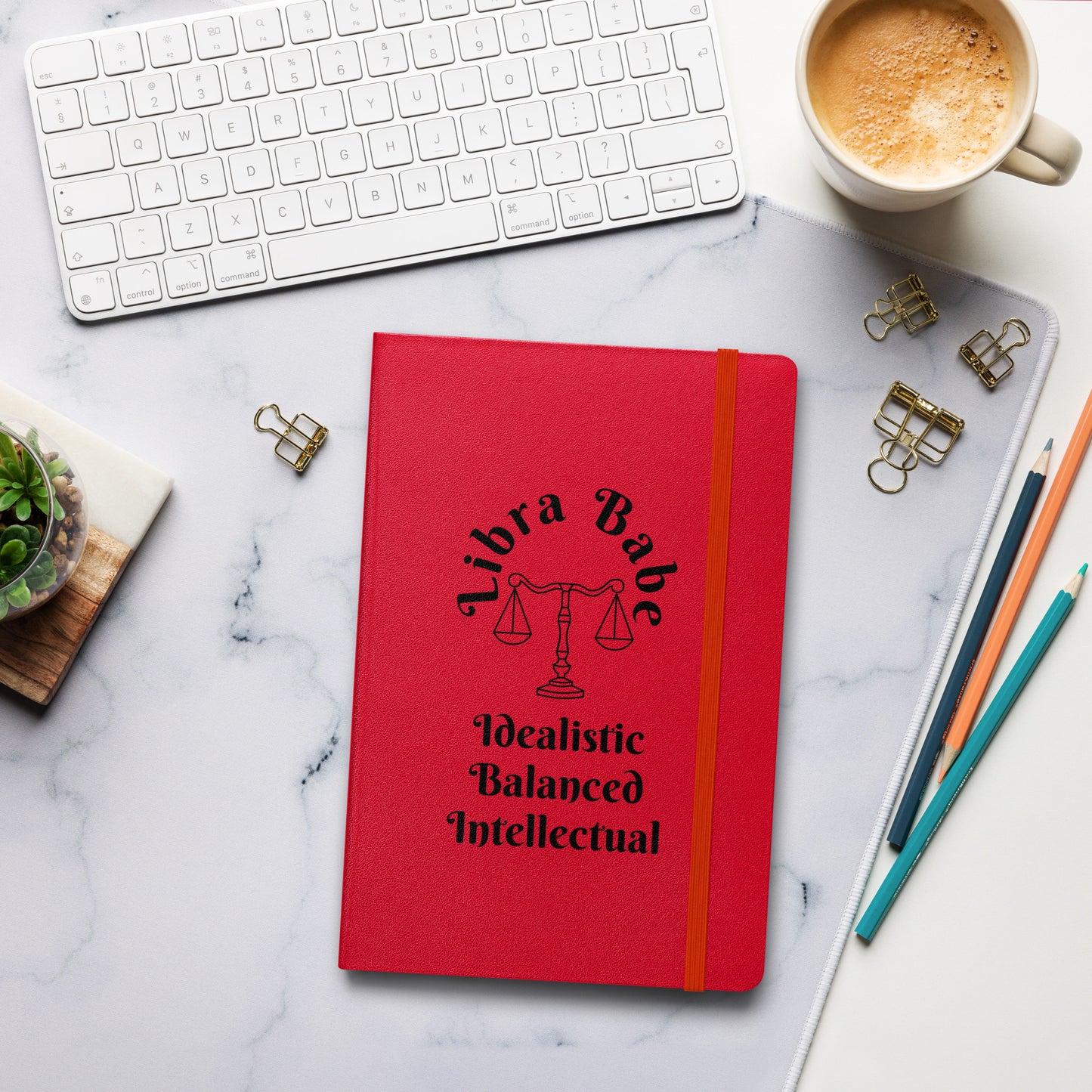 “Libra Babe” Hardcover Bound Notebook