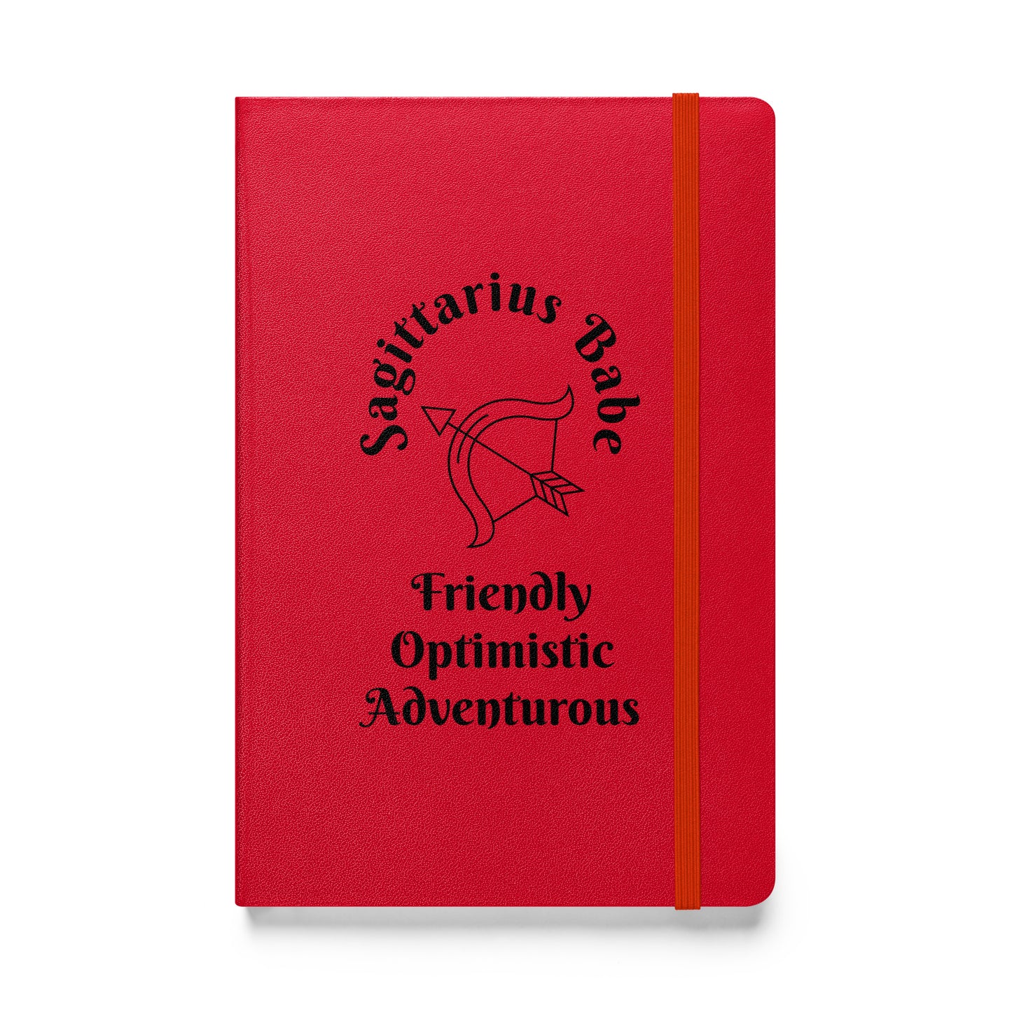 “Sagittarius Babe” Hardcover Bound Notebook
