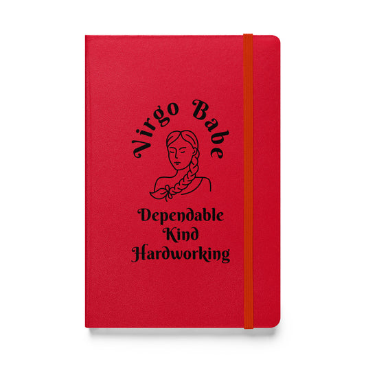 “Virgo Babe” Hardcover Bound Notebook