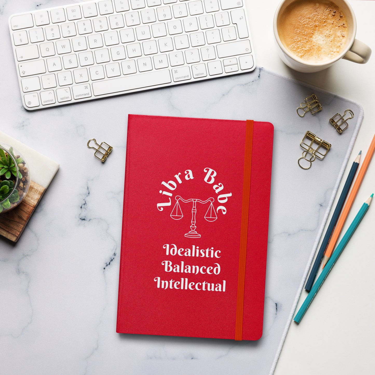 “Libra Babe” Hardcover Bound Notebook