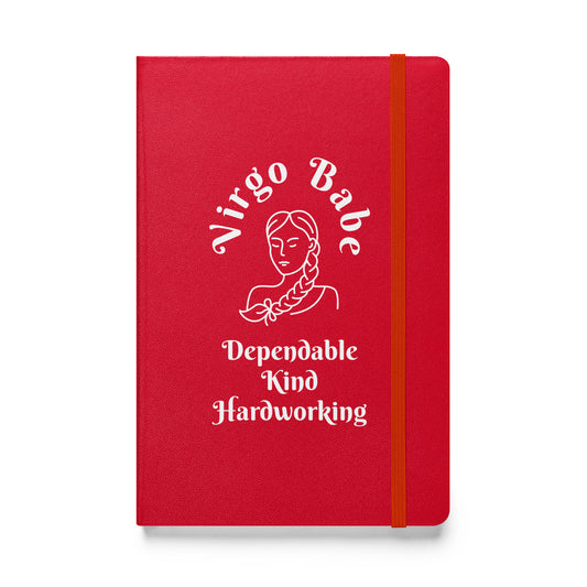 “Virgo Babe” Hardcover Bound Notebook