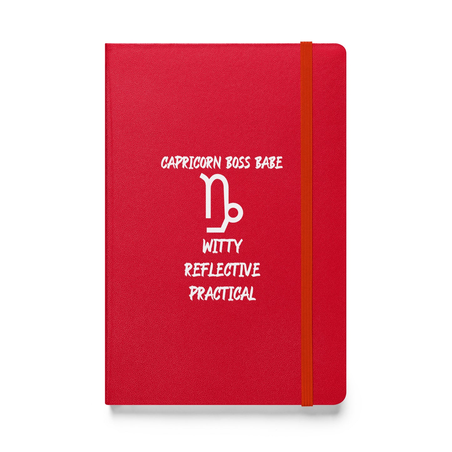 “Capricorn Boss Babe” Hardcover Bound Notebook