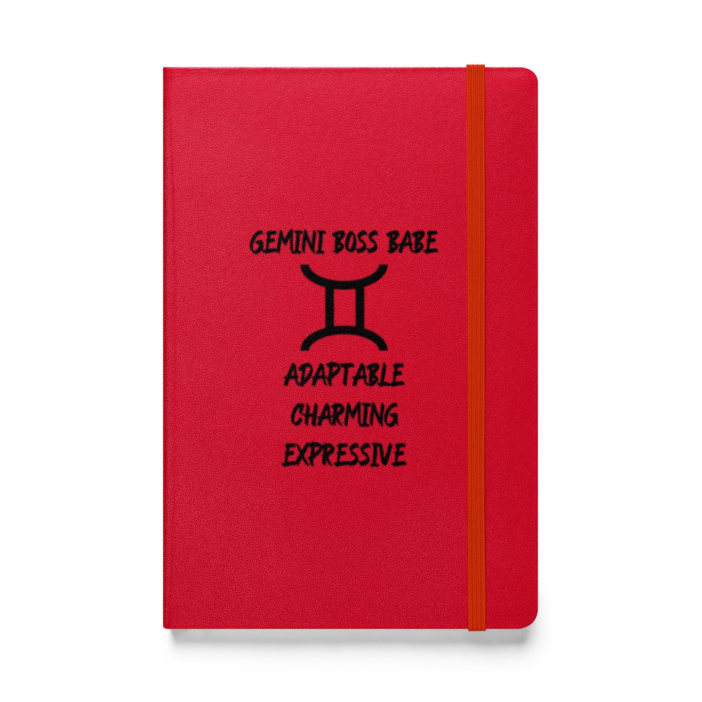 “Gemini Boss Babe” Hardcover Bound Notebook