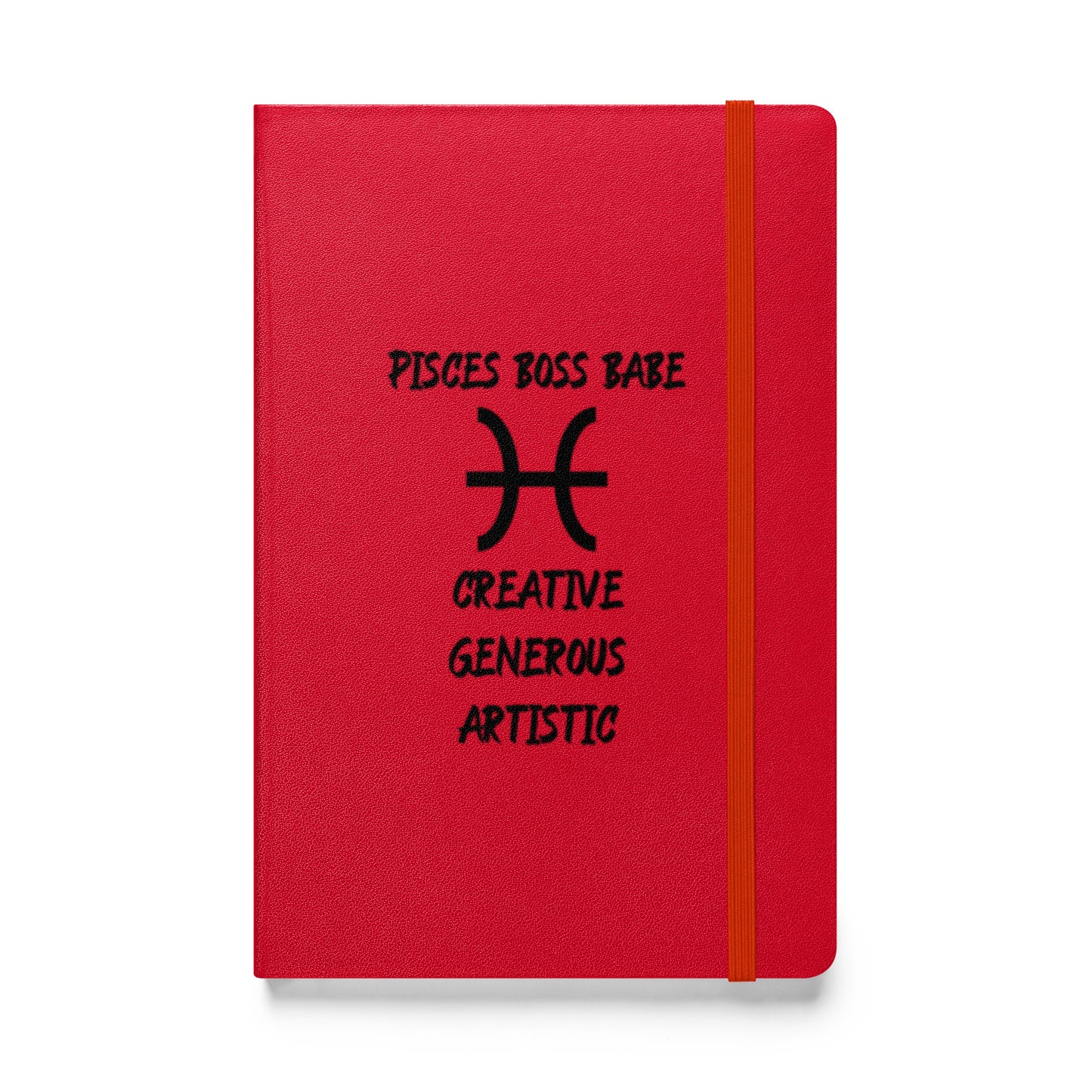 “Pisces Boss Babe” Hardcover Bound Notebook