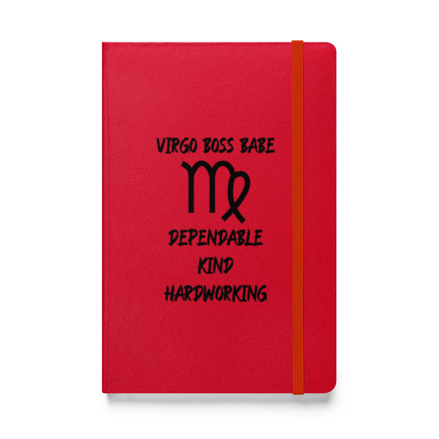 “Virgo Boss Babe” Hardcover Bound Notebook