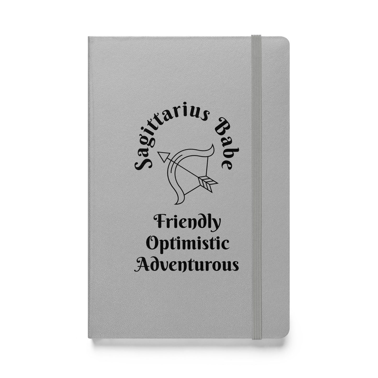 “Sagittarius Babe” Hardcover Bound Notebook
