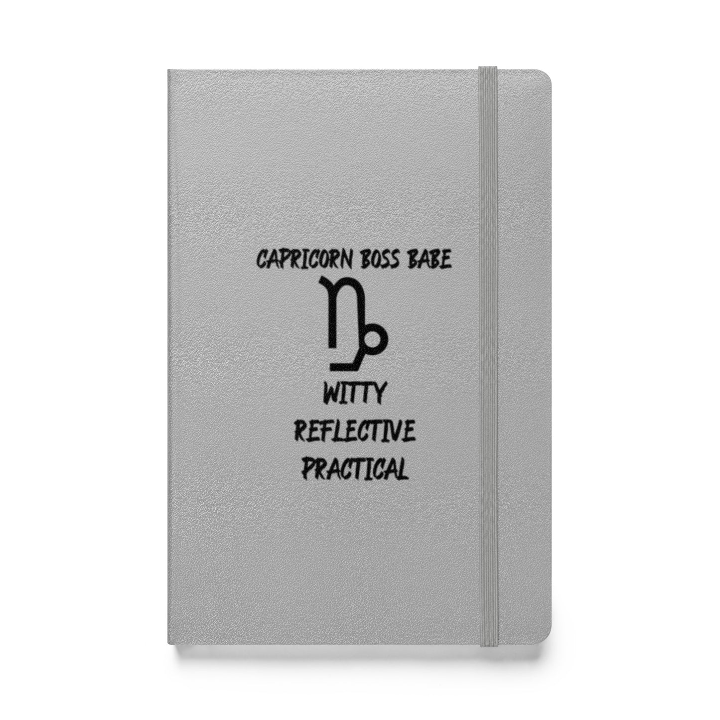 “Capricorn Boss Babe” Hardcover Bound Notebook
