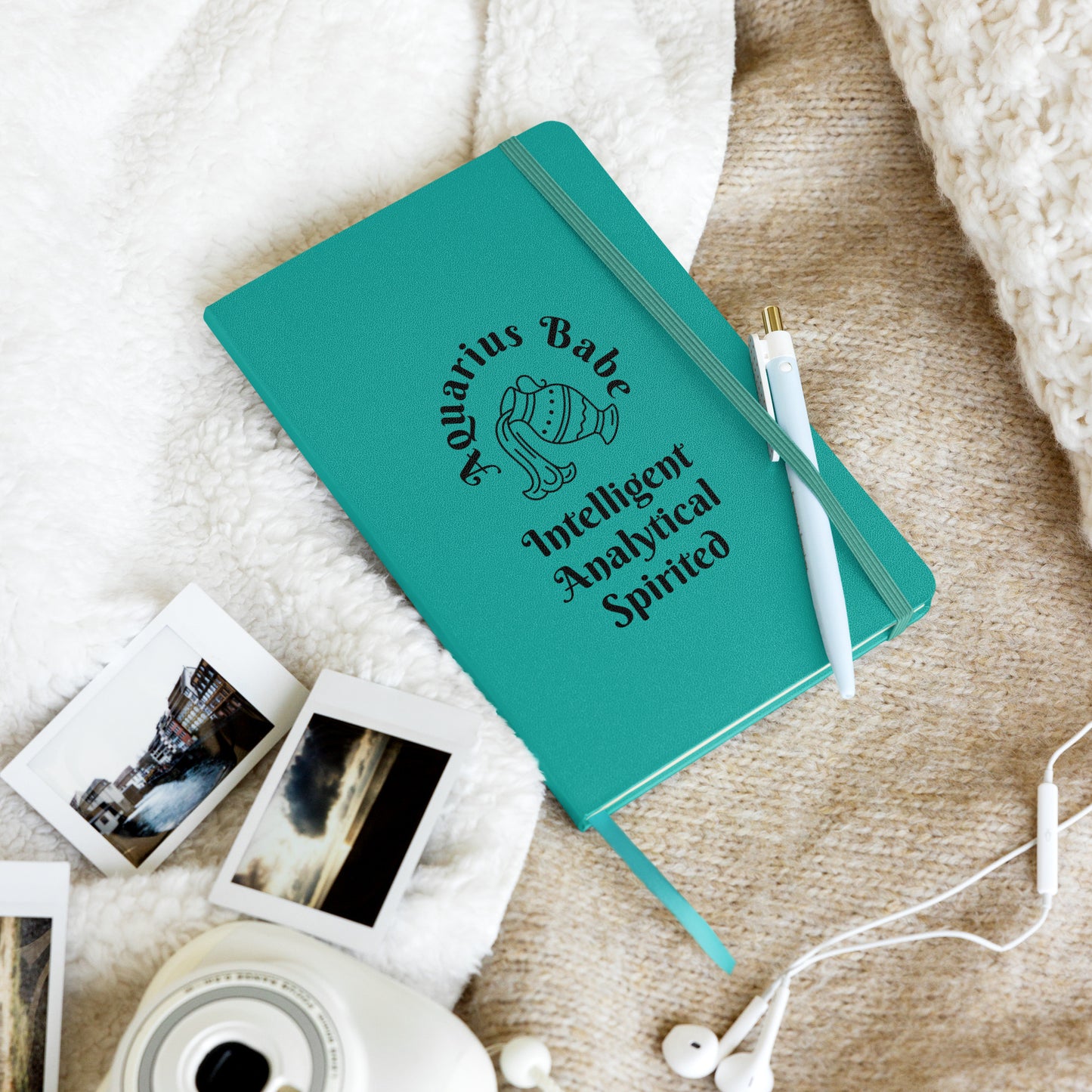 “Aquarius Babe” Hardcover Bound Notebook