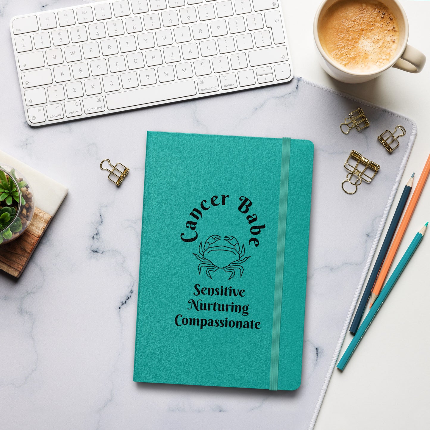“Cancer Babe” Hardcover Bound Notebook