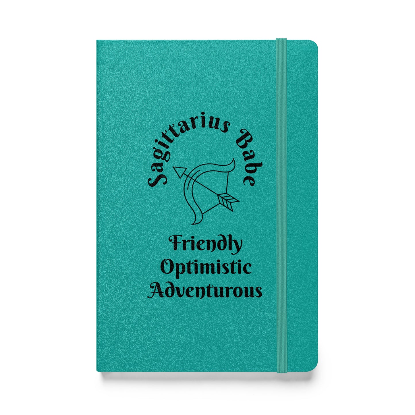 “Sagittarius Babe” Hardcover Bound Notebook