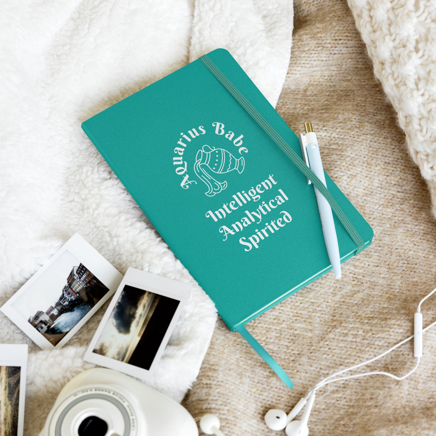 “Aquarius Babe” Hardcover Bound Notebook