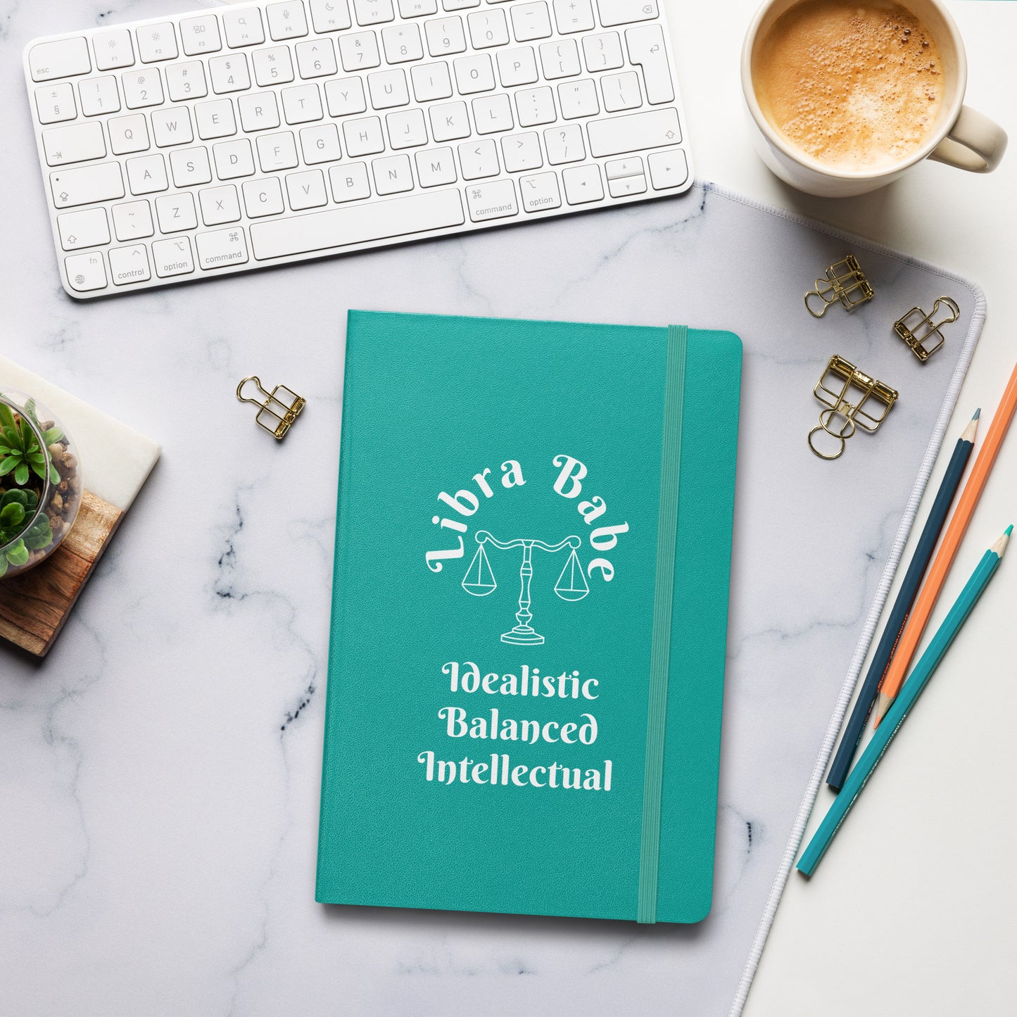 “Libra Babe” Hardcover Bound Notebook