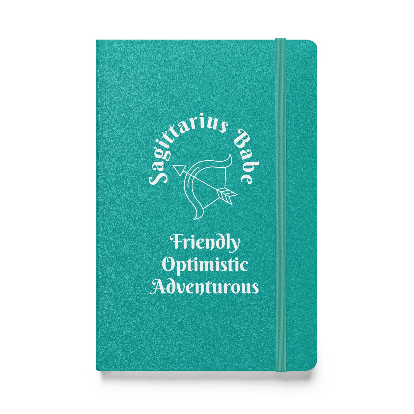 “Sagittarius Babe” Hardcover Bound Notebook