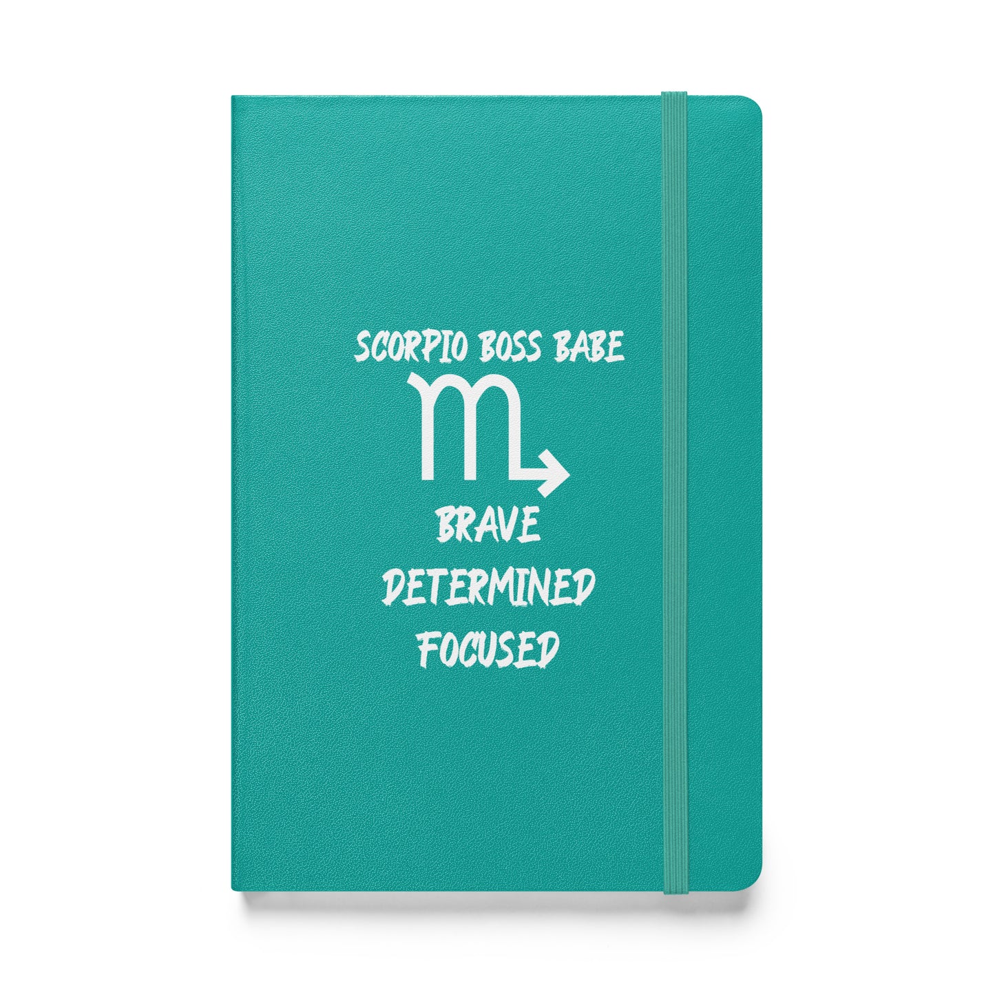 “Scorpio Boss Babe” Hardcover Bound Notebook