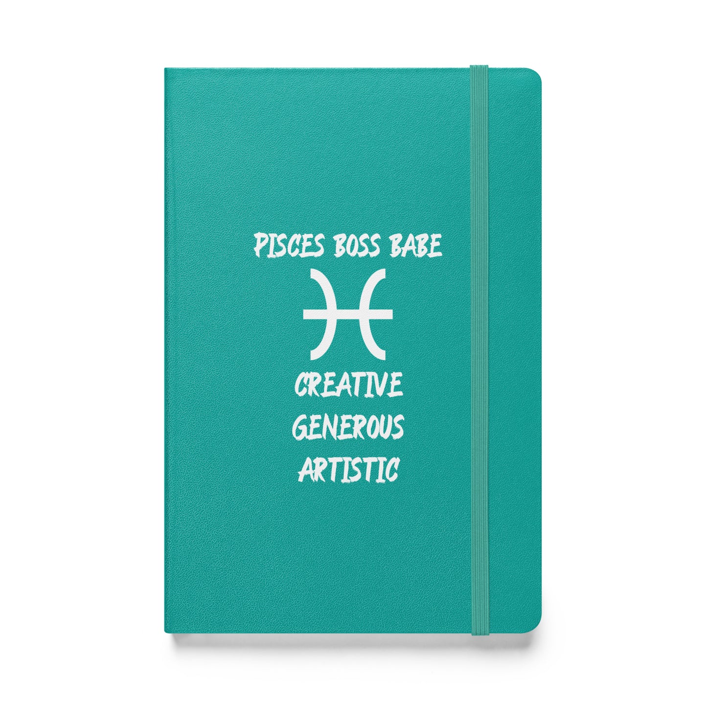 “Pisces Boss Babe” Hardcover Bound Notebook
