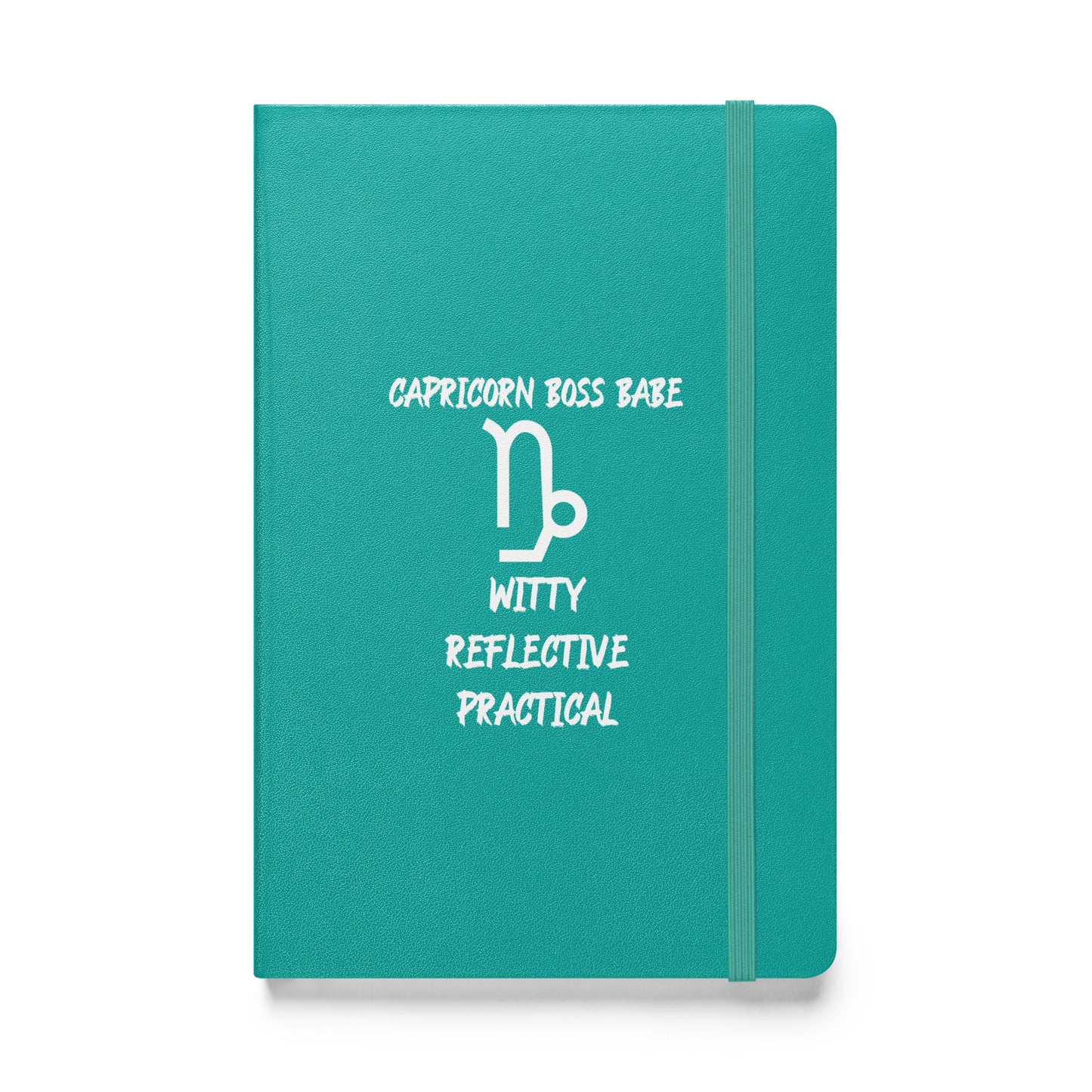 “Capricorn Boss Babe” Hardcover Bound Notebook