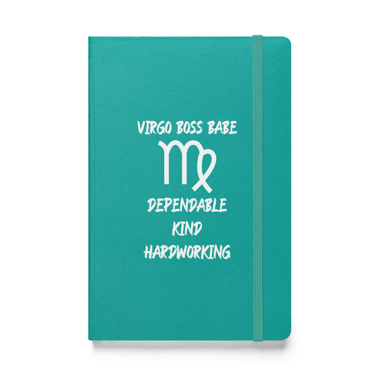 “Virgo Boss Babe” Hardcover Bound Notebook