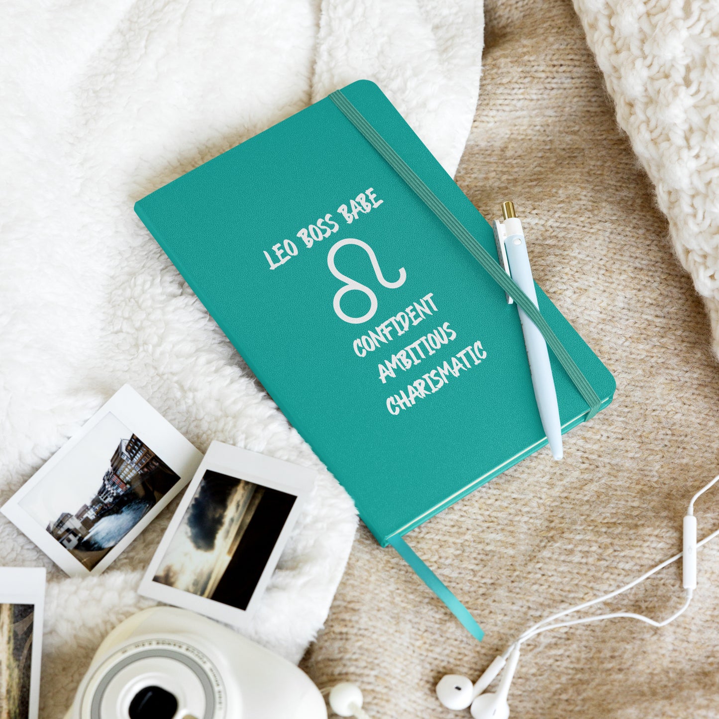 “Leo Boss Babe” Hardcover Bound Notebook