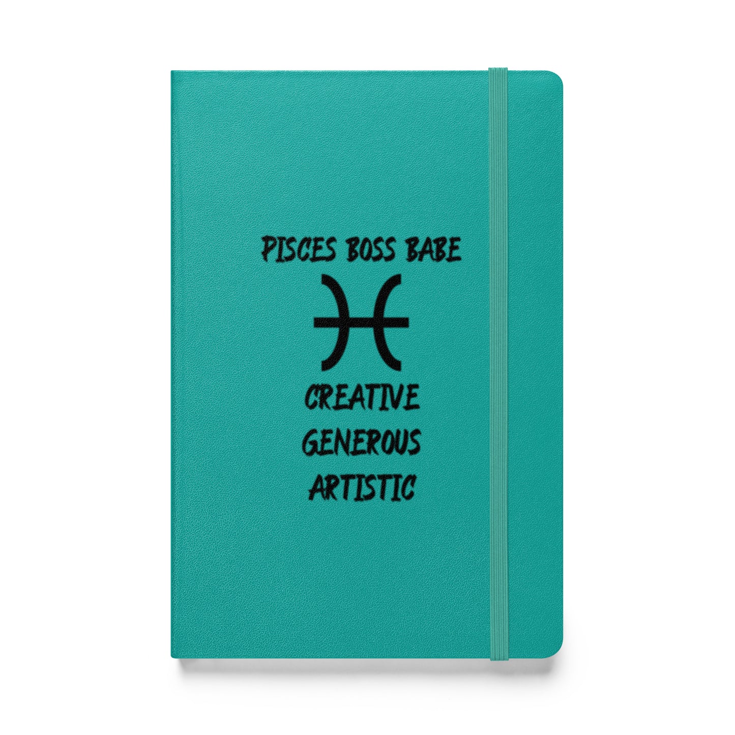 “Pisces Boss Babe” Hardcover Bound Notebook