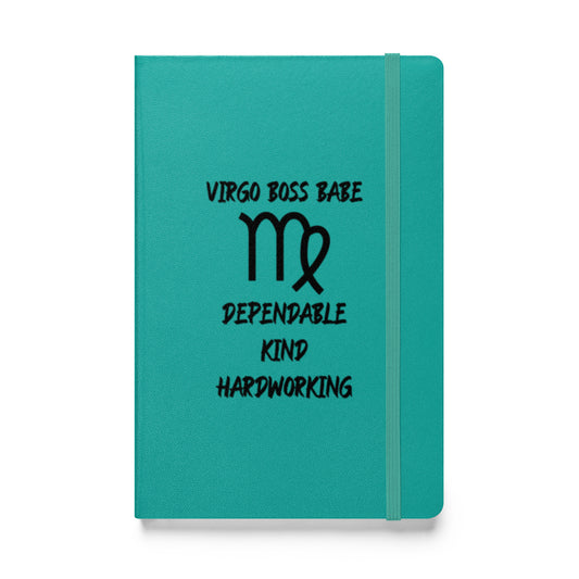 “Virgo Boss Babe” Hardcover Bound Notebook