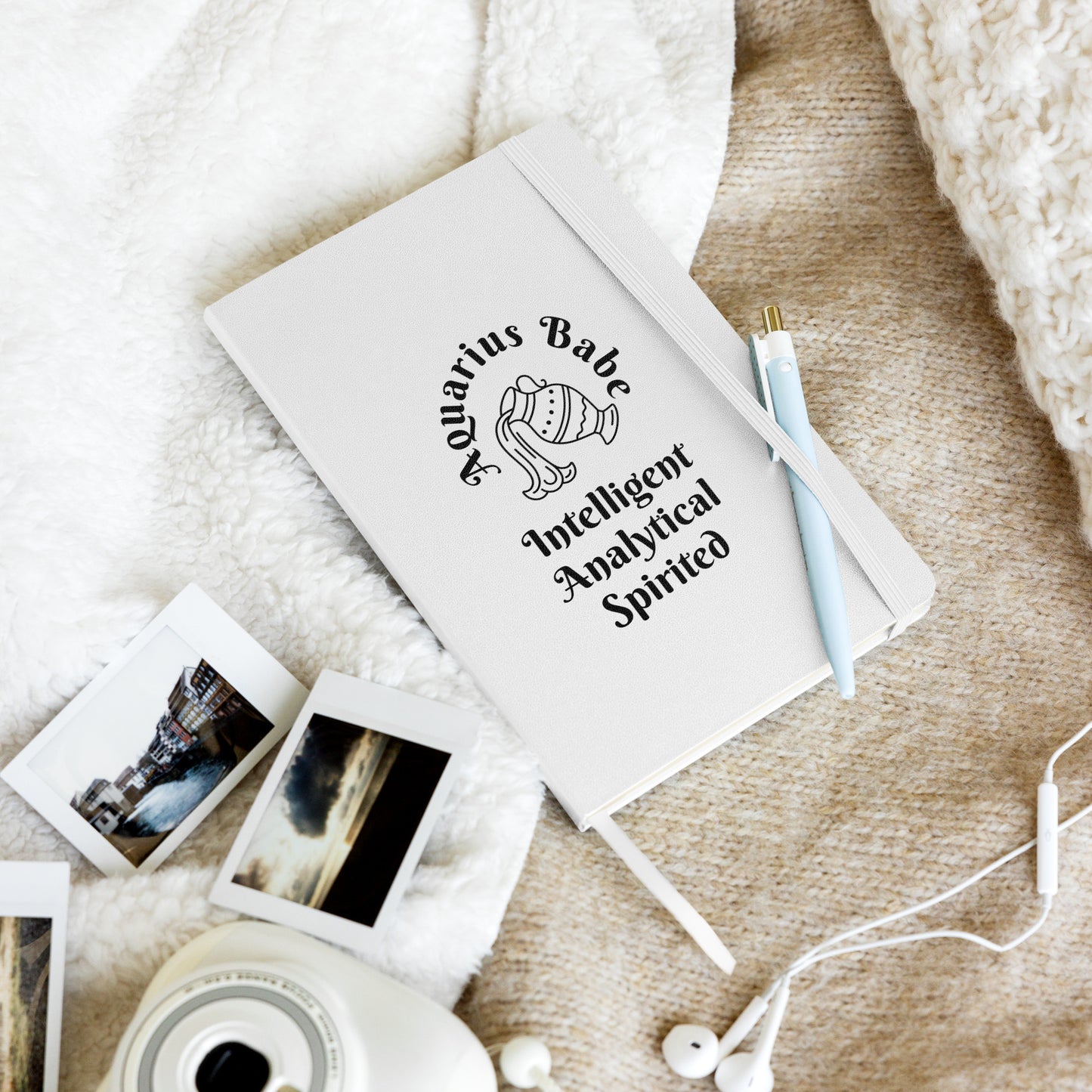 “Aquarius Babe” Hardcover Bound Notebook