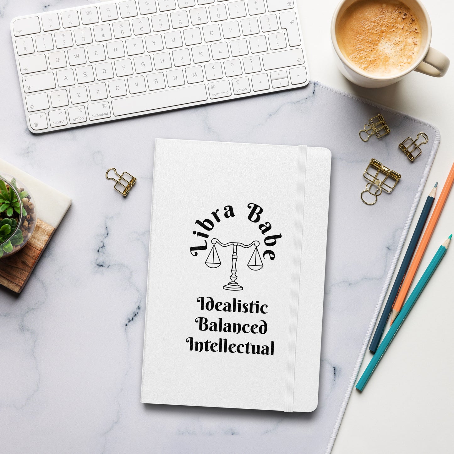 “Libra Babe” Hardcover Bound Notebook