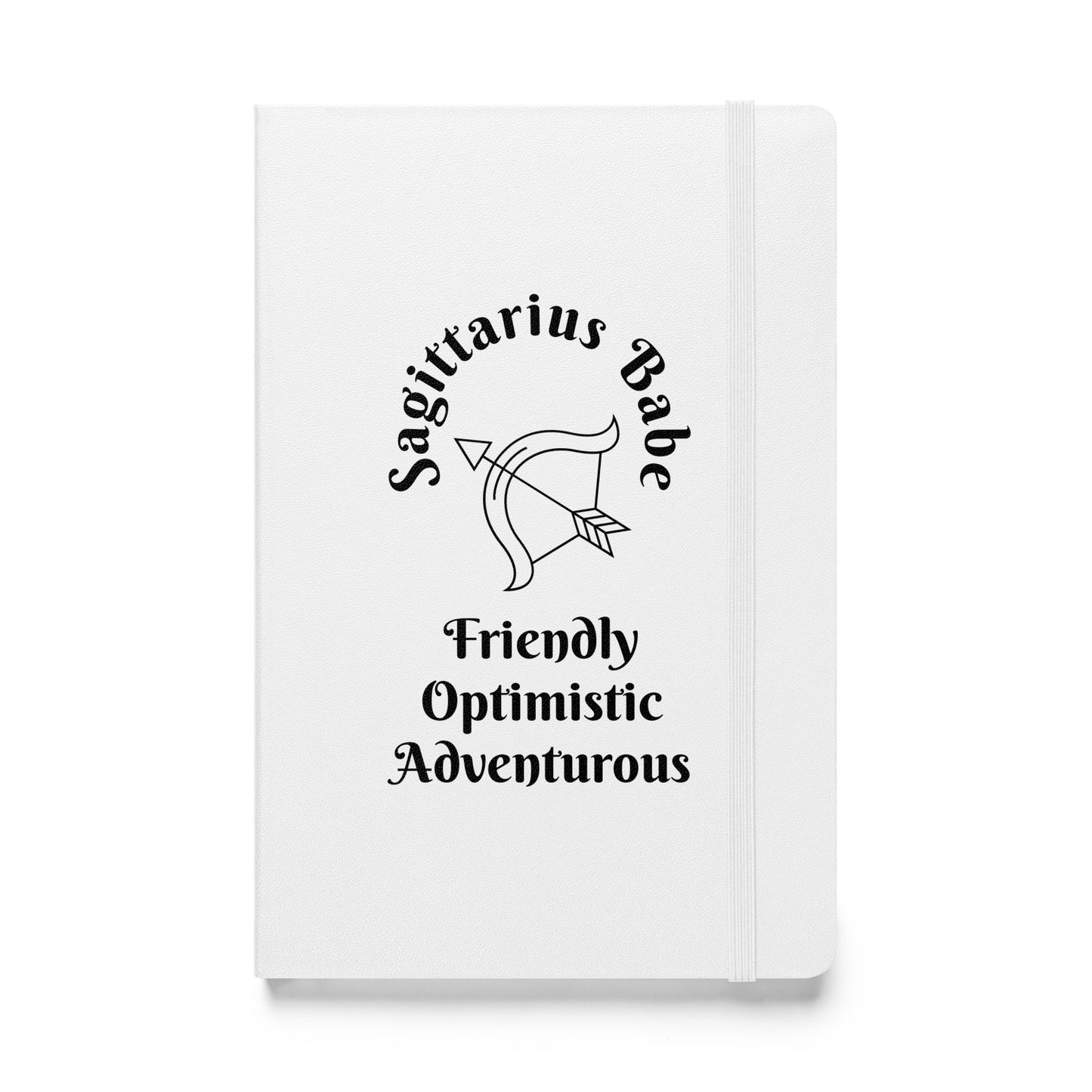 “Sagittarius Babe” Hardcover Bound Notebook