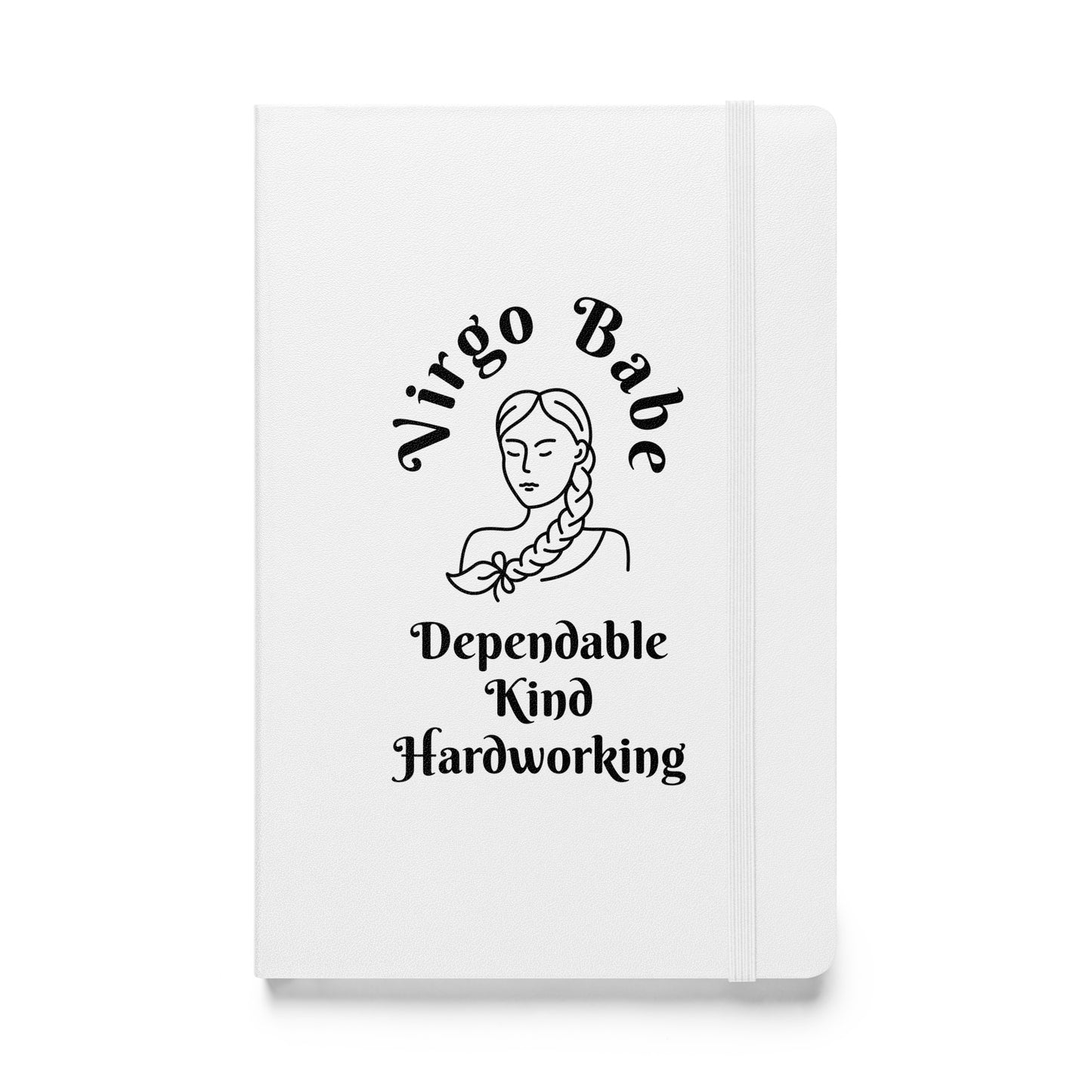 “Virgo Babe” Hardcover Bound Notebook