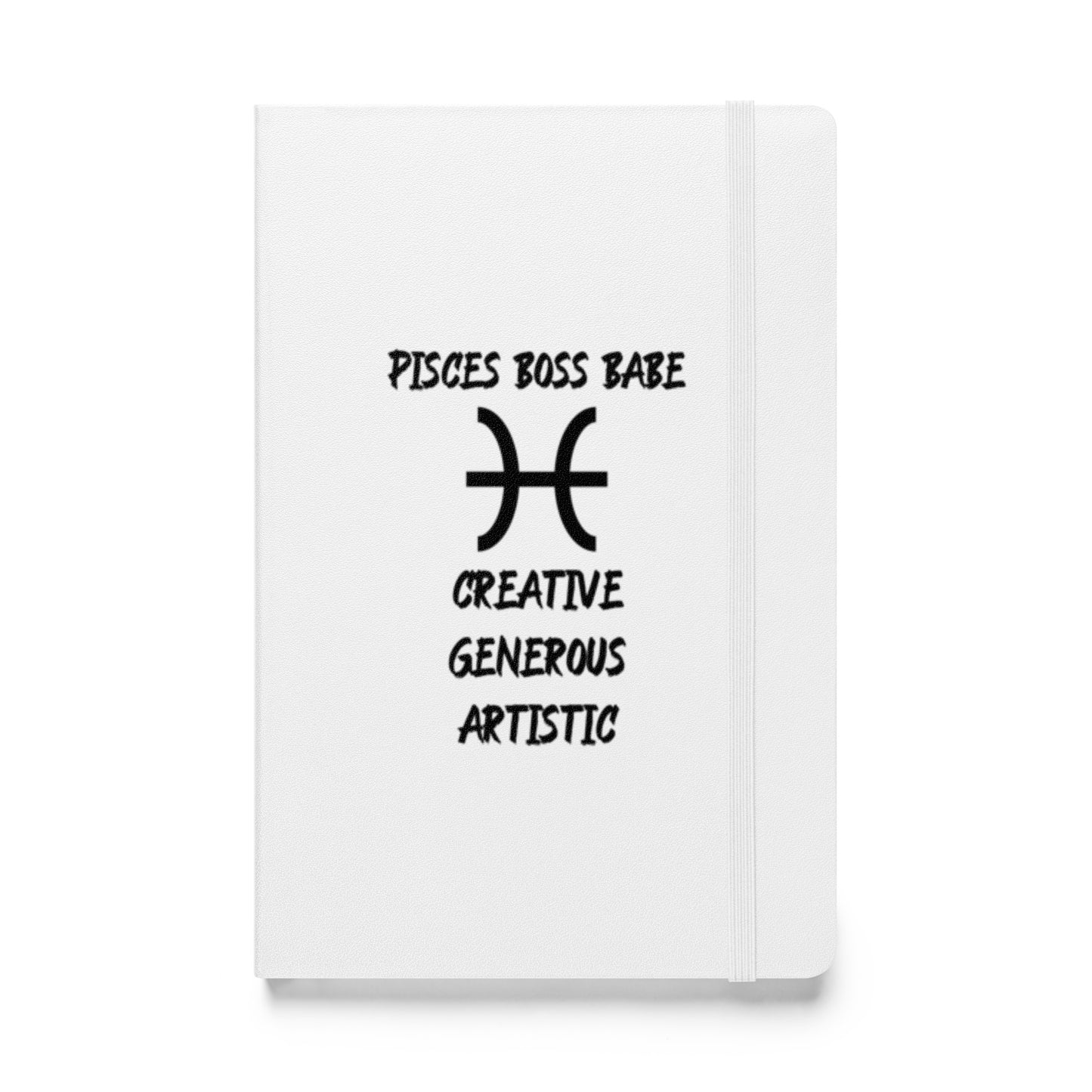 “Pisces Boss Babe” Hardcover Bound Notebook