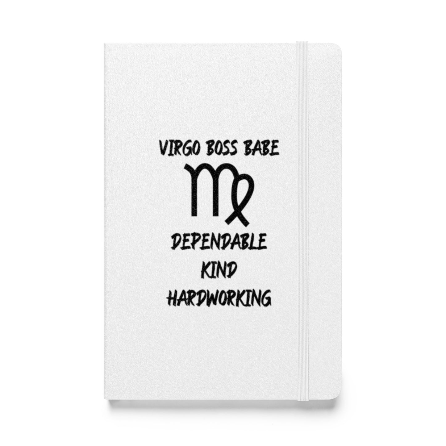 “Virgo Boss Babe” Hardcover Bound Notebook