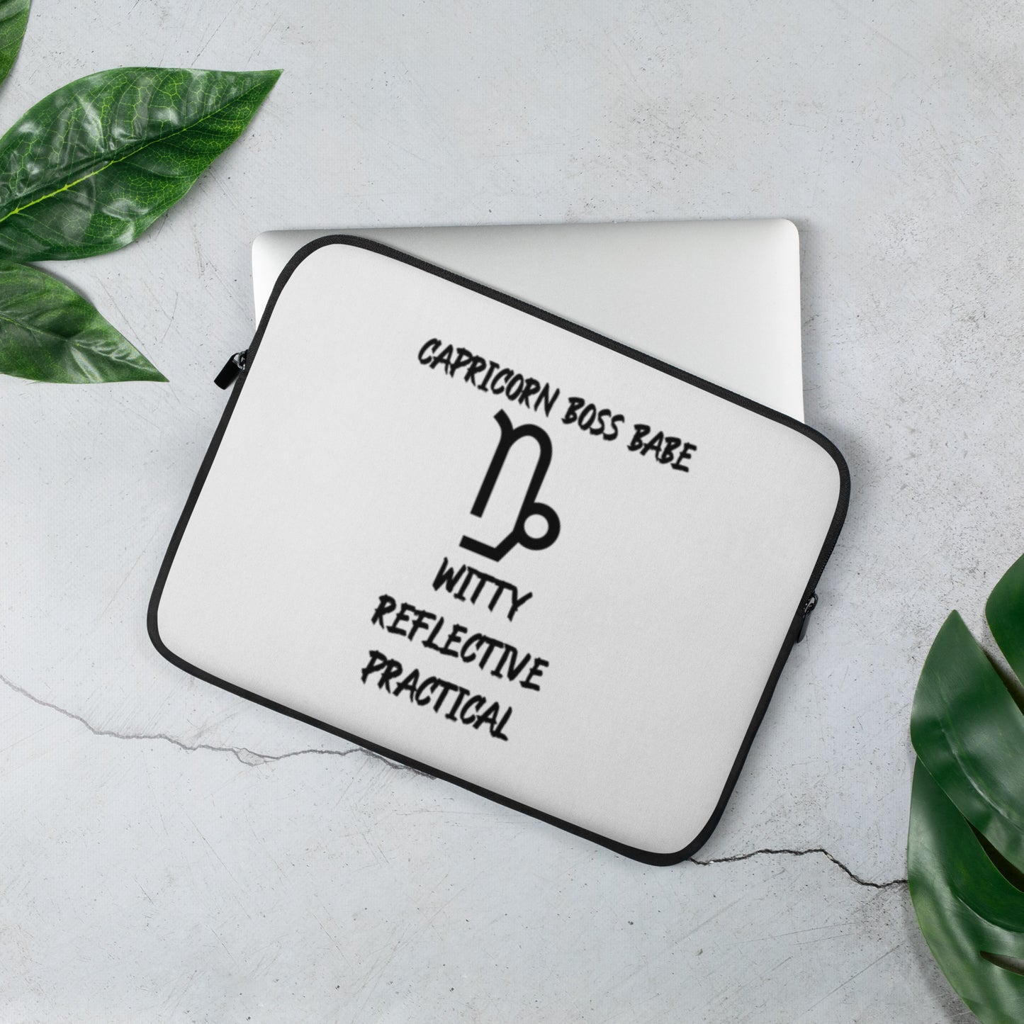 “Capricorn Boss Babe” Laptop Sleeve