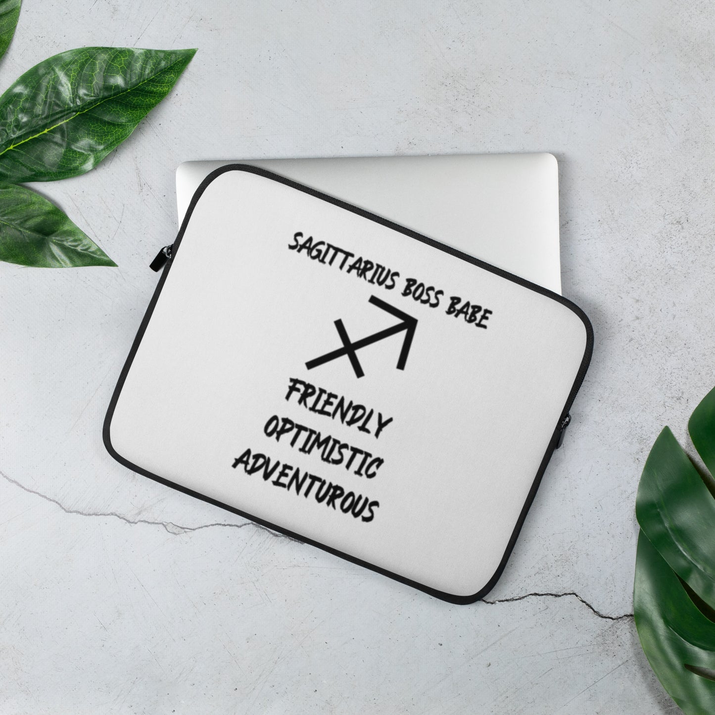 “Sagittarius Boss Babe” Laptop Sleeve