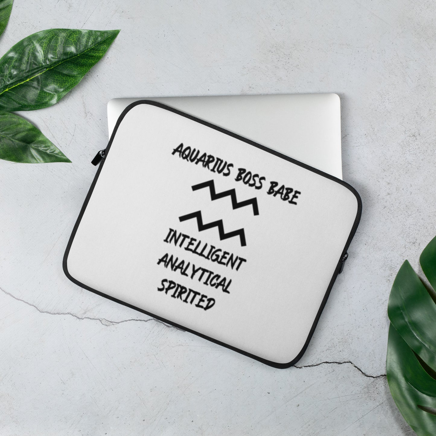 “Aquarius Boss Babe” Laptop Sleeve